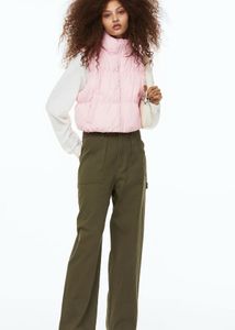 Olive Green Wide Leg Pants