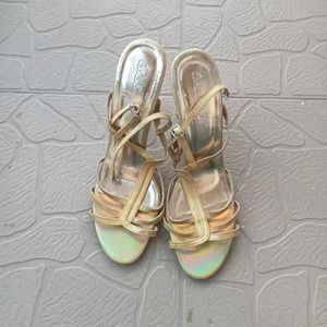 Gold Colour Pumps