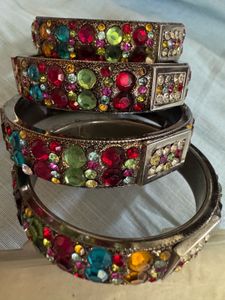 Colorful Rhinestone Bangles