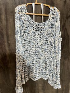 Crochet Knit Sweater Top