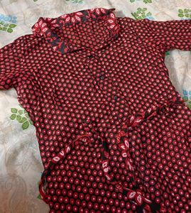 30rs Off On🚚 Dress Front Slit Cut Design