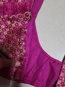 Pink Banaras Blouse