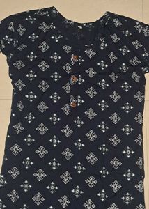 Awesome Navy Blue Kurti