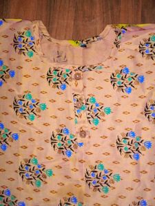 Floral Print Kurta