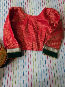 beautiful red Lehenga choli set