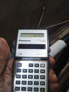POCKET SOLAR CALCULATOR MAKE PANASONIC JAPAN