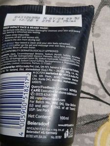 Nivea Men Deep Impact Wash