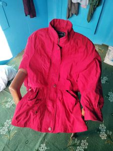 red Casual Jacket