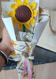Crochet Sunflower Bouquet - Handmade Gift 💐🌻