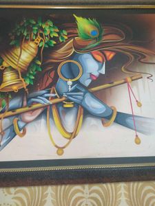 Krishna Wall Painting  23inc×32inc