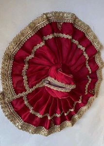Red &amp; Gold Laddu Gopal Dress