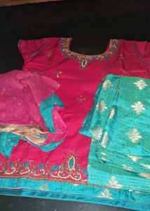 Beautiful Affordable 3pc Kurti Set Patiwala Pant
