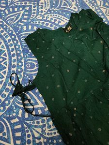 Green Sleeves Kurti