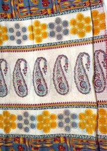 Multicolor designer Saree With Red Blouse