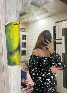 Floral Off-Shoulder Dress