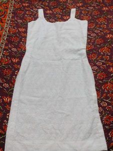 White Embroidered Dress