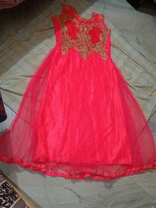 Elegant Pink Embroidered Saree