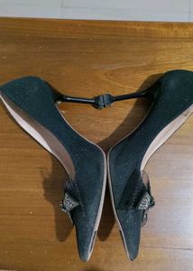 Double Lemon Black Heels