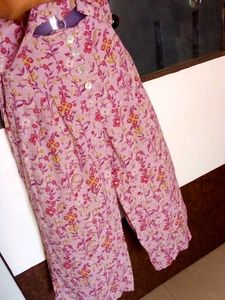 Floral Print Two-Piece Pajama Set🌺🌸