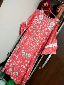 Rangriti Floral Print Kurta