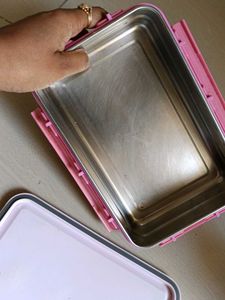 Steel Lunch Box Airtight