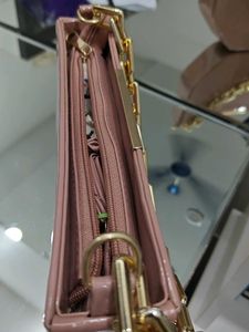 Chic Clutch with Chain Detail