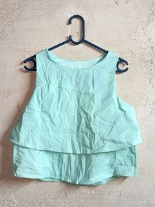 Trendy Summer Fashion Crop Top Sleeveless
