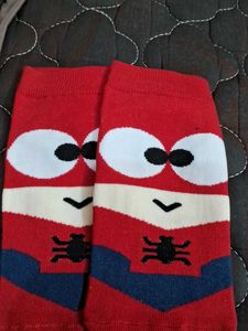 Spiderman Socks For  Girls Combo  Of  4