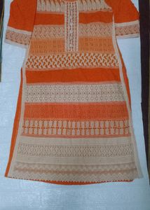 😍Cute Embroided Cotton Kurti