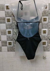 Black Cutout One-Piece Swimsuit