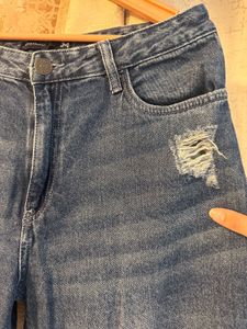 Ripped High Waist Jeans