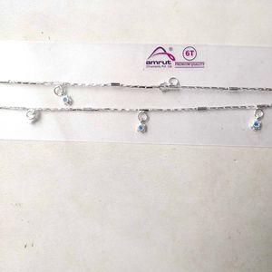 Pure Silver Anklets पायल For Women&amp; Girls. 1 जोड़ि