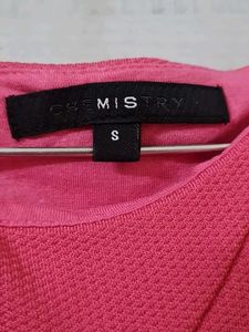 Pink Fit &amp; Flare Dress