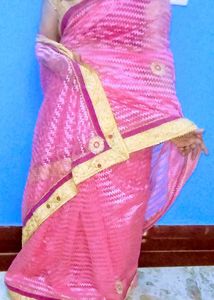 Elegant Pink Saree