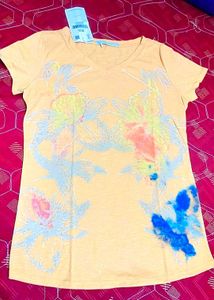 Floral V-Neck Tee