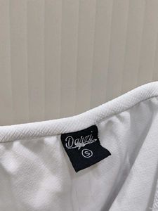 Cute White Tie-Front Tank Top