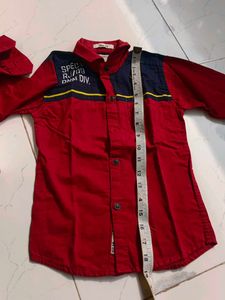 Gray Jeans And Shirt For Boy