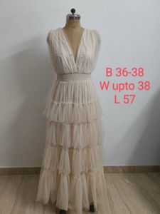 Zury Fluffy Baby Pink Dress
