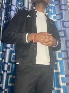 Men's Black Casual Jacket