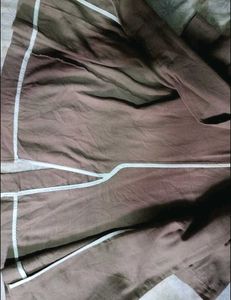 Brown Short Sleeve Blazer