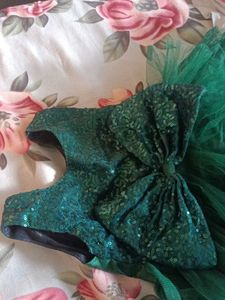 Green Sequin Party Dress