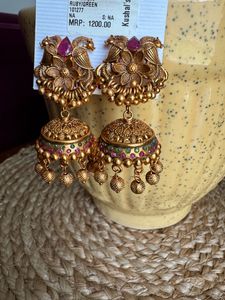 Temple Jhumkas