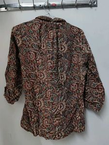 Paisley Print Tunic Top
