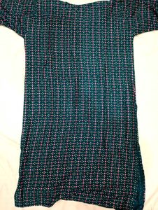 Green &amp; Pink Kurta Xl Size