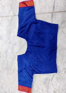 Silk Neavy Blue Colour Blouse