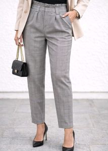 ✨ Forever 21 Grey Checkered High-Waist Pants ✨