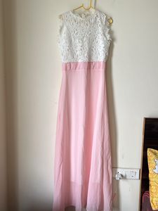 Pink Georgette Dress