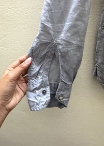 Stylish Grey Floral Shirt