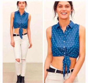 Size S/M 🎁Buy 2 Get 1 Free🎁 Denim Heart Top