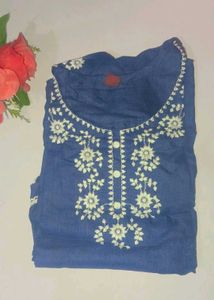 Crop Top And Kurti Set